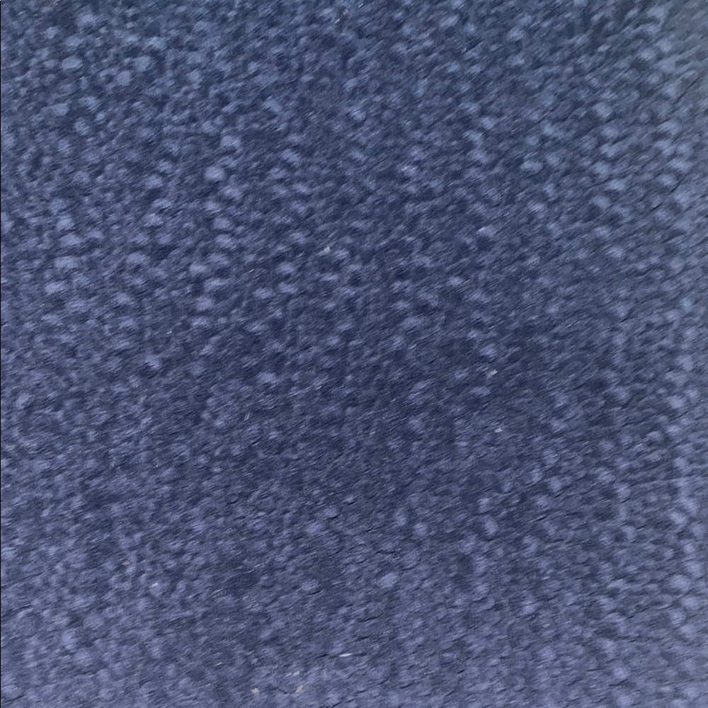 ⭐️🌴 Beau Monde Geometric Patterned Blue & White Towels w/Matching Bath Rug - Picture 7 of 10